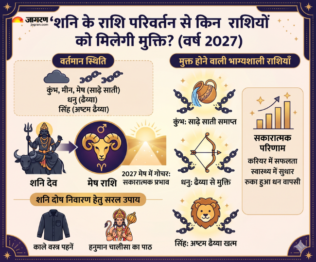 शनि गोचर 2027